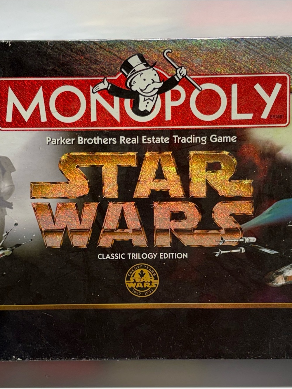 Monopoly Star Wars Classic Trilogy Edition Board Game - Black/Gold